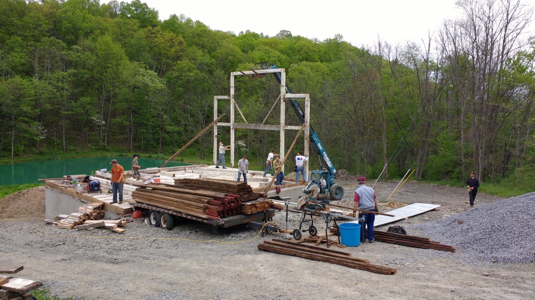 Barn raising