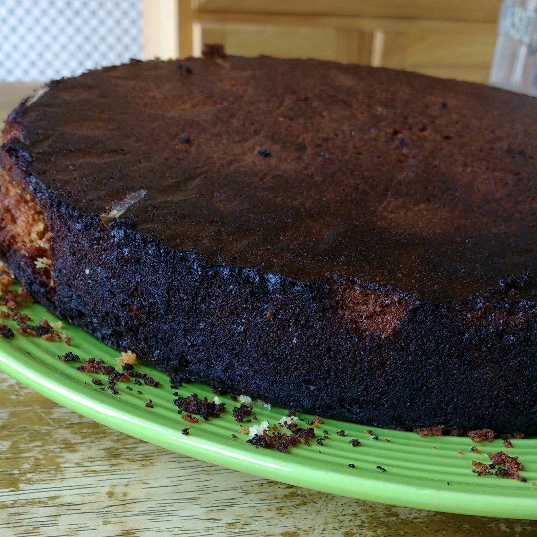 Burnt cake