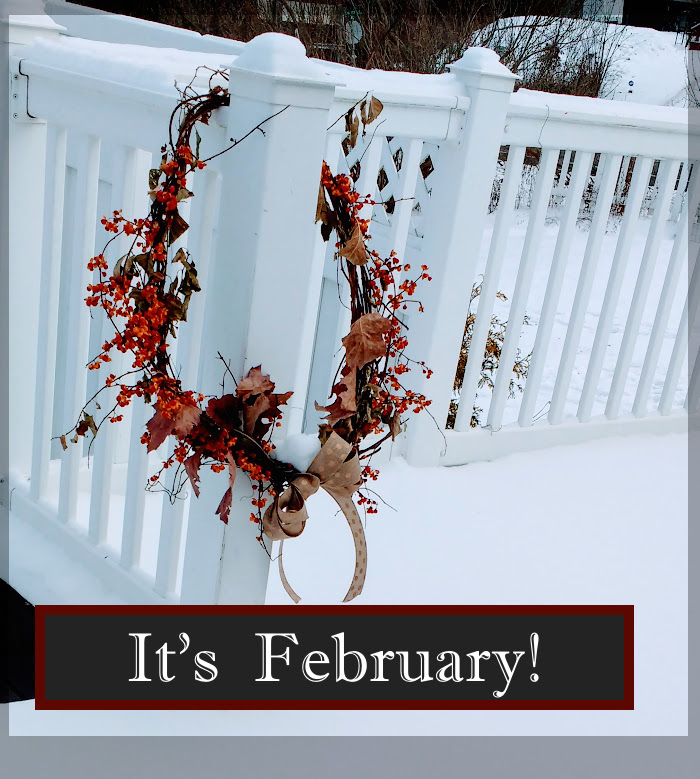 It's Feb! wreath